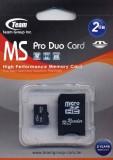 TEAM 4 GB microSDHC + MS Pro Duo Adapter -  1